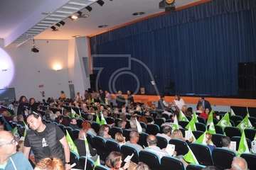 Nueva Canarias llena el aforo en la presentación de su candidatura al Ayuntamiento de Telde (Foto TA)